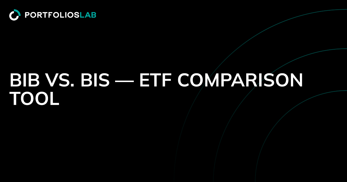 BIB vs. BIS ETF comparison tool PortfoliosLab