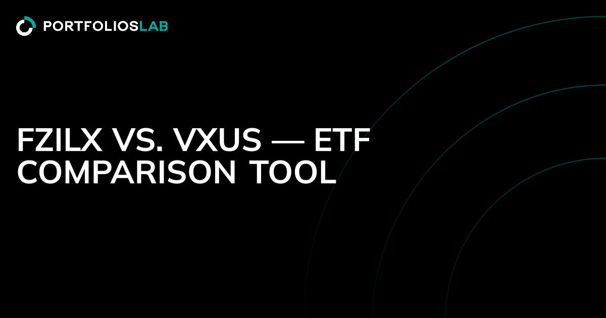 FZILX vs. VXUS — ETF comparison tool PortfoliosLab